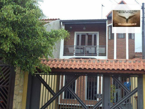 Imagem 15 de 15 de Sobrado De 286 M² Com 03 Dormitórios (sendo 01 Suíte ) 05 Vagas De Garagem À Venda, Jardim Las Vegas, Santo André. - So0017