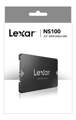 Ssd Lexar Lns100-256rbna 256gb Cinza