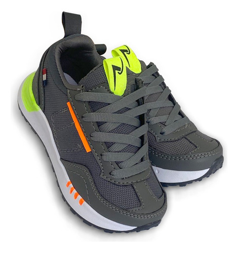 Zapatos Deportivos Para Niños Niñas Star Grises Pocholin