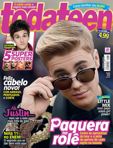 Revista Todateen 237 Justin Bieber Jul 2015 Nova C/ 5 Poster