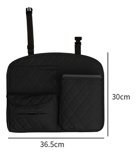 Organizador Del Respaldo Del Asiento Del Coche, Negro