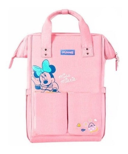 Pañalera Disney Minnie Mause Rosa.