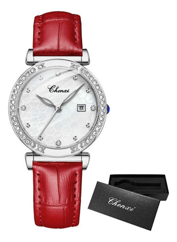 Reloj Chenxi Calendar Luminous Chronograph Para Mujer