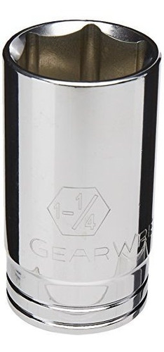 Gearwrench Drive 6 Point Deep Sae Socket 114 Black