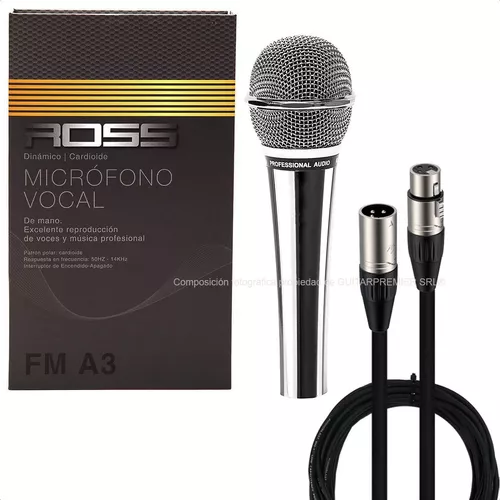 Microfono Profesional Sn58 Modelo Sm58 +pie Cable Pipeta