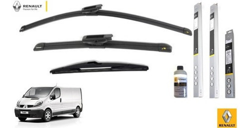 Kit 3 Plumas Wiper Limpiabrisas Renault Trafic 2012 Original