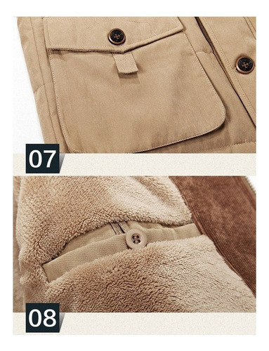Nnnn Chamarra Polar Con Capucha For Hombre, Abrigo Militar