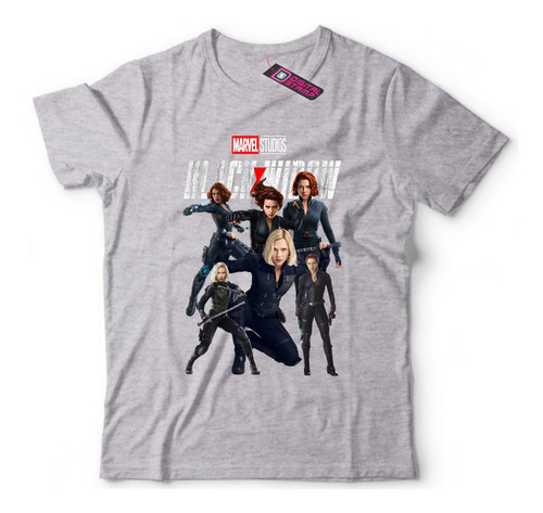 Remera Marvel Black Widow Comics Superheroes Mv8 Dtg Premium