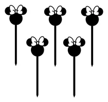 Comprar Cake Topper Adorno Mini Cup Cake - Minnie Mouse X 5 Unid