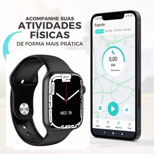 Relogio Smart Watch Band Pagamento Nfc Faz Ligação Ip68 2022