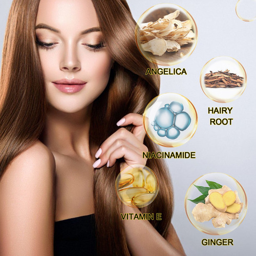 Óleo De Gengibre Para Perda De Cabelo, 20 Ml