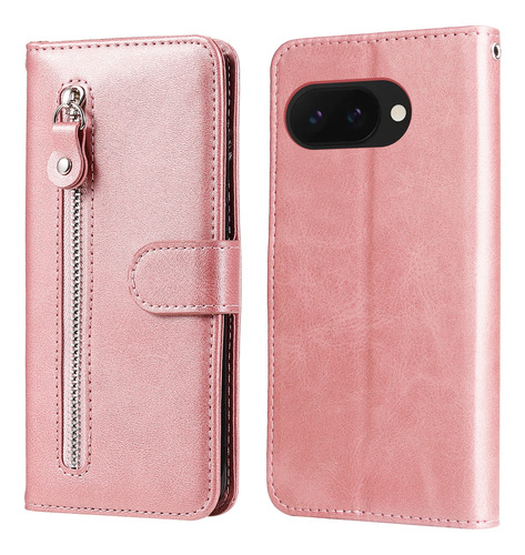 Funda De Teléfono Para Google Pixel 8a 9 Pro, 9a 7 Pro, Lujosa Funda De Piel Tipo Cartera Con Ranuras Para Tarjetas