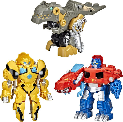 Transformers Team Optimus Prime Bumblebee Grimlock 3 Figuras