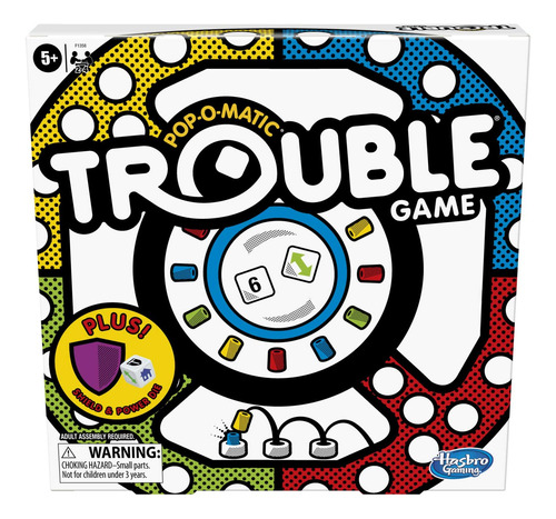 El Juego De Mesa De Trouble De Juegos De Hasbro Incluye Bonu