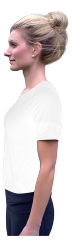 Playera Mujer Correctora De Postura Color: Blanco Talla: Xs