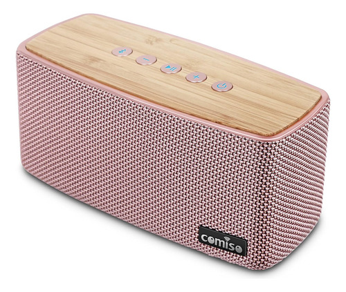 Comiso Altavoces Bluetooth, Audio Doméstico De Madera Fuerte Color Rosado 110v