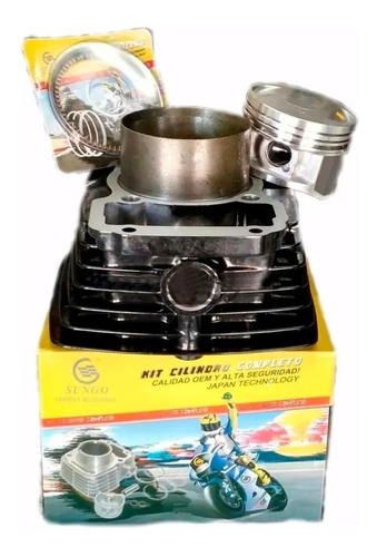 Cilindro Kit Piston Completo Maverik Dual 200 Varillero Cuo