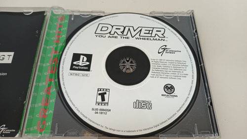 Driver: You Are The Wheelman - Original Ps1 (Usado)