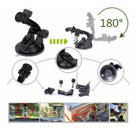 Kit Acessórios Goppro Hero 5 6 7 Black Silver White