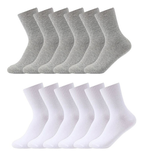 Imagem 6 de 7 de Meias Masculino Kit 12 Pares Esportes Atacado Revenda Oferta