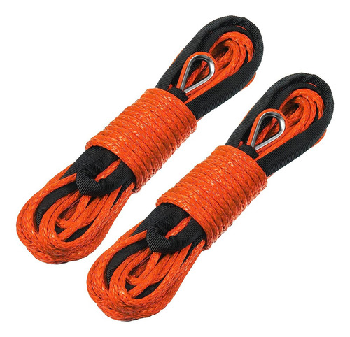 Cable Sintético Winch Line, Color Naranja