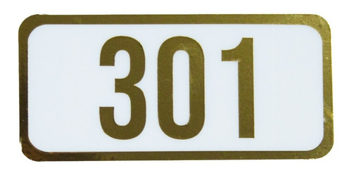 Placas De Numeración De Apartamentos