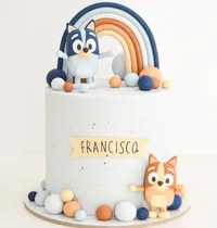 Comprar Set Bluey Bingo Y Arcoiris Adornos Para Tortas Promo!!