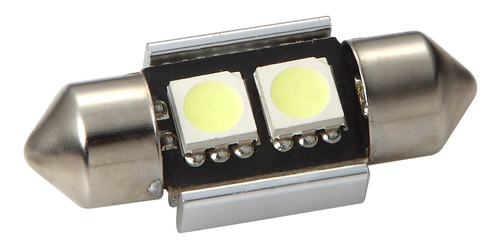 Led Tubular 31mm 2 Led Canbus Cancela Error 12v Blanco Autos