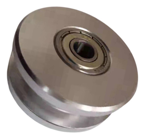Partio De La Rueda De La Polea De Cojinete De Fitness Plata