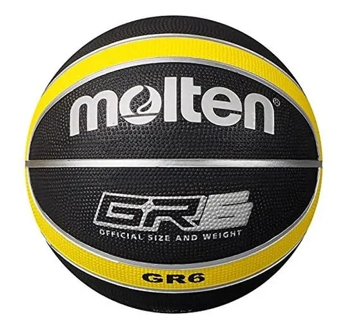 Baloncesto Balón - Balón De Basket Molten - Negro-amarillo,