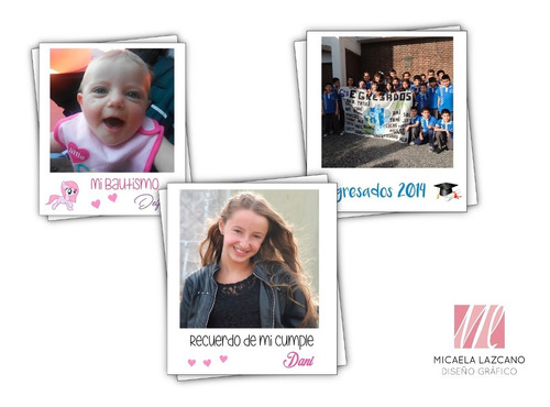 50 Foto Polaroid Iman Souvenir Personalizados