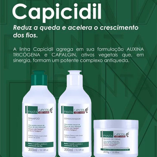 Kit Antiqueda E Crescimento Capicidil Panta Cosmetica