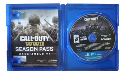 Juego Ps4 Call Of Duty: Wwii Standard Edition (físico) (Usado)