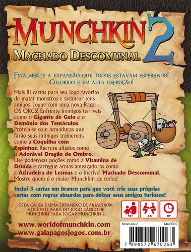 Jogo Munchkin Galápagos - Deck de Cartas - Magazine Luiza