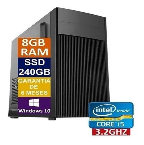 Desktop Cpu Core I5 3470/3.2ghz + Ssd 240gb, 8gb Memória Ram | Mercado