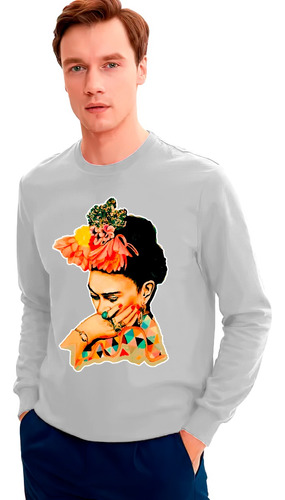 Polera Manga Larga Frida Varios Colores Oversize Unisex