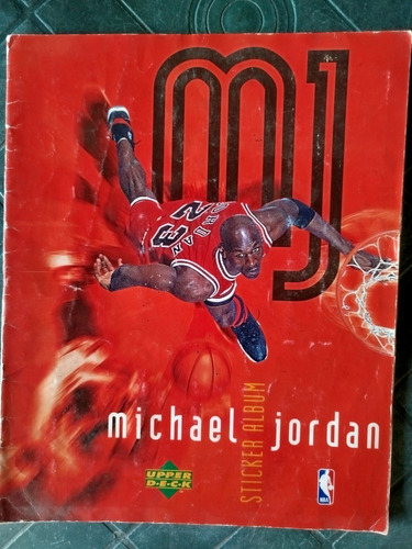 Michael Jordan Sticker Album Upper Deck Lleno Completamente