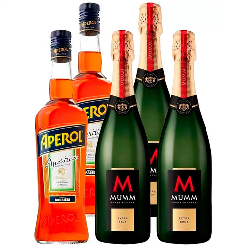 Aperitivo Aperol + Champagne Mumm Cuvee Reserve Extra Brut