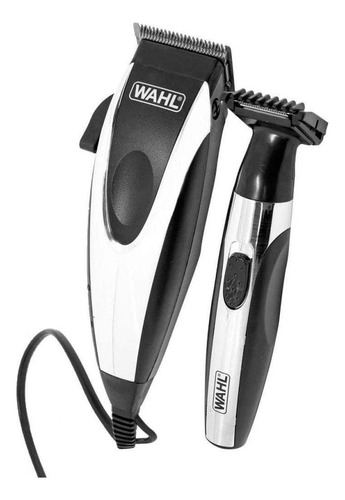 Kit Máquina E Aparador Cut & Detail Prata Wahl 110v Cor Preto