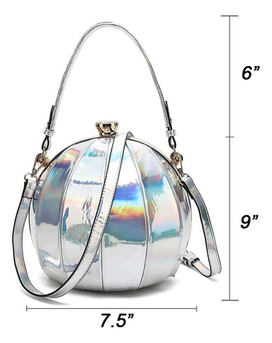 Style Strategy Bolsos Esféricos De Charol Para Mujer, Bolsos