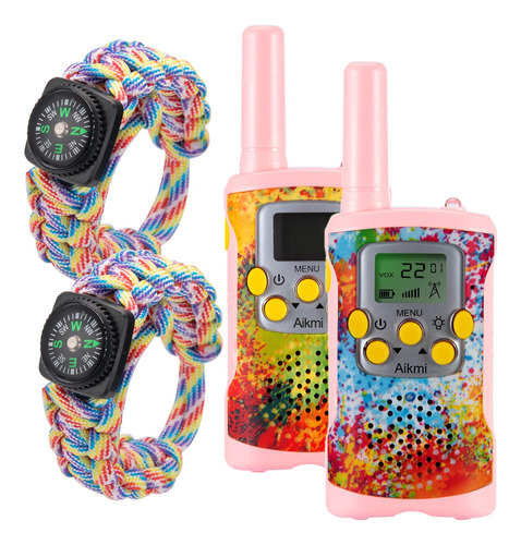 Kids Walkie Talkies Girls Jugues - Regalo Para Ninos De Mas