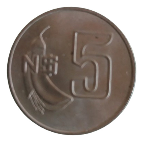 Moneda Uruguay 5 Nuevo Pesos Sku0012