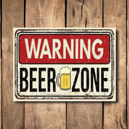 Placas Decorativas Frases Cerveja 20x30cm Kit 4un