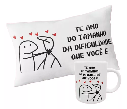 Compre Almofada De Pescoço Para Viagem Preta Meme Flork Amor