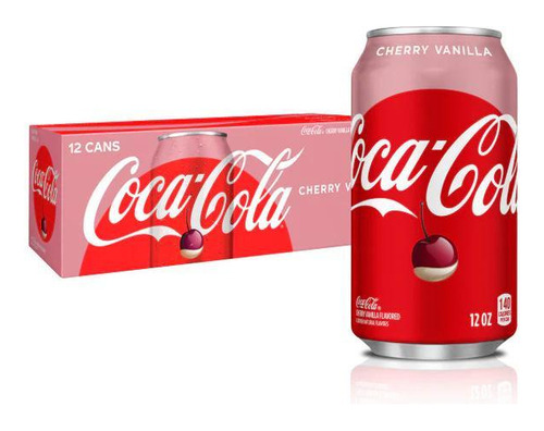 Refrigerante Coca Cola Cherry Vanilla Caixa 12 Latas 355ml