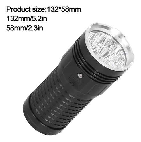 Linterna Impermeable Portátil Llevó La Antorcha Usb Recargab