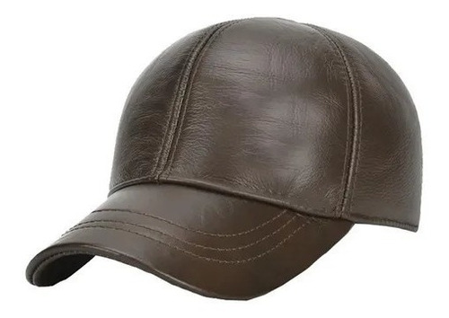 Gorra Cuero 100% Cachucha Ajustable Hombre Mujer