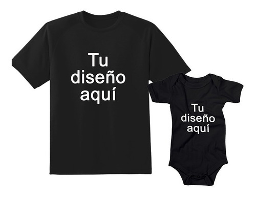 Kit Playera Y Pañalero/playera Niñ@ Personalizada Tu Diseño