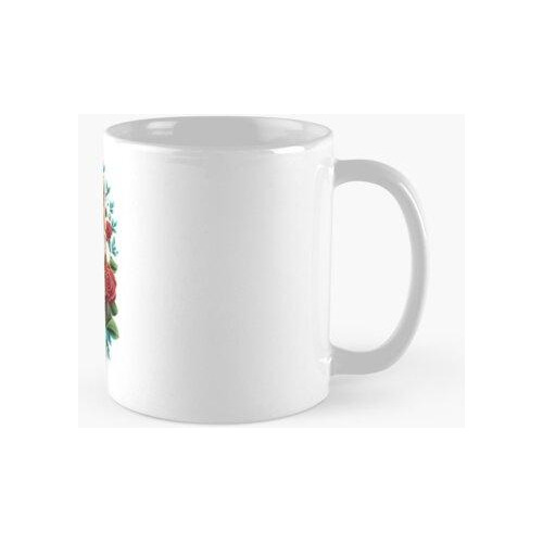 Taza Tatuaje De Zorro Con Chaqueta De Cuero Calidad Premium