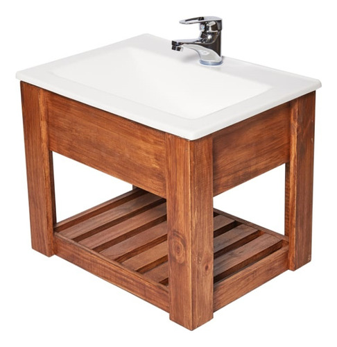 Vanitory Colgante Mueble Para Baño Diseño Nordico + Bacha!